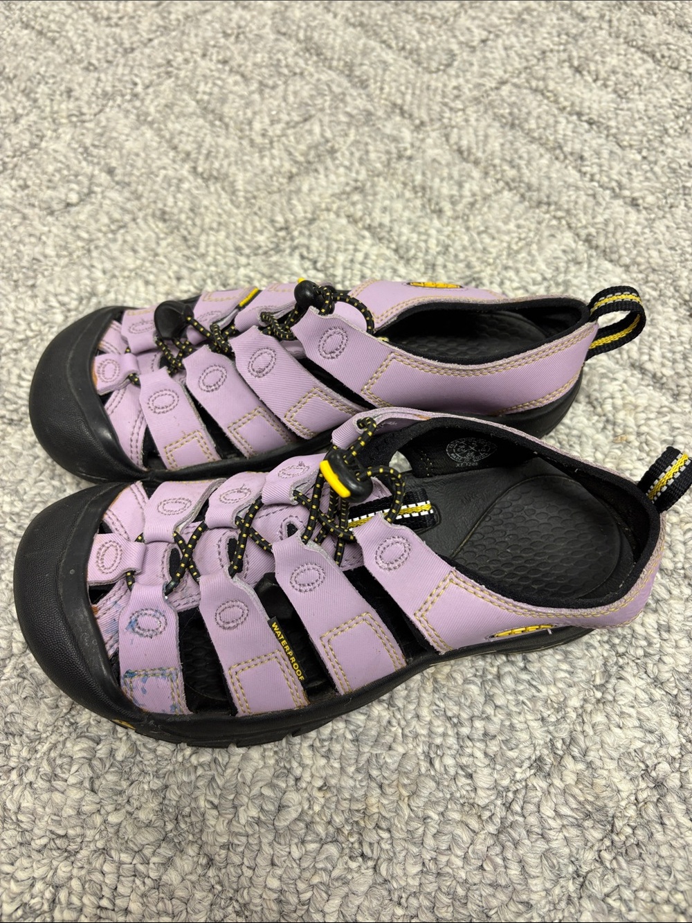 Keen Kids Lavender Closed-Toe Sport Sandals with Black Accents